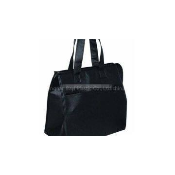 Top Zipper Closure Non Woven Insulated Grocery Cooler Tote Bag