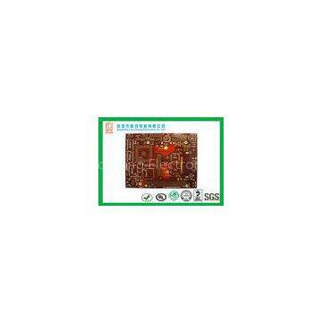 Tablet computer hardware tg170 HDI multilayer pcb 6 layer Plating gold with red solder mask