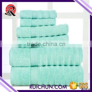 Bulk Buy China Woven Absorbent Textiles Dobby Cotton Towel Set photo-5