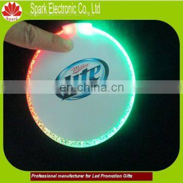 led light up glass mat