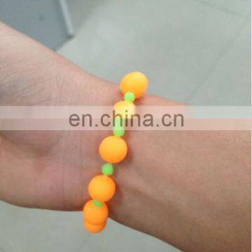 6mm 7mm 8mm silicone bead wristbands