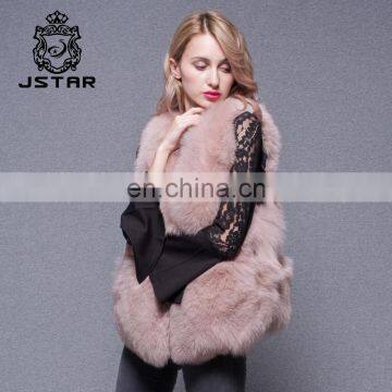 Women Stylish Winter Fur Coats Short Loose Fox Fur for Wholesale photo-2