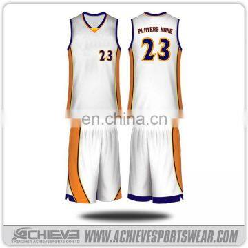 custom reversible youth basketball uniform set for sale