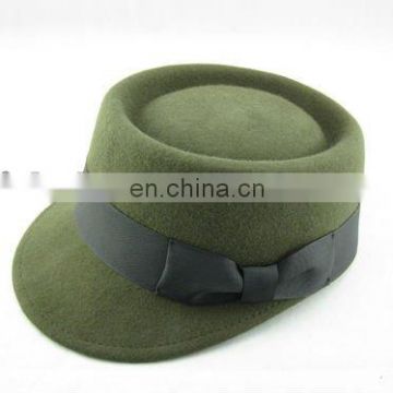 Unisex New style MOSS wool cap with Grosgrain band