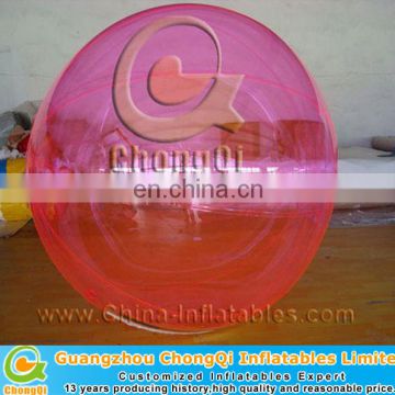 customized TPU/PVC inflatable water walking ball/bubble ball walk water