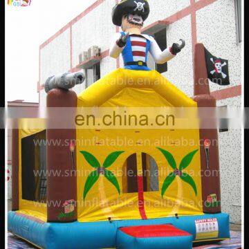 Great Fun inflatable pirate bouncer castle,pirate boy bouncy for toddler,cartoon jumper for kids