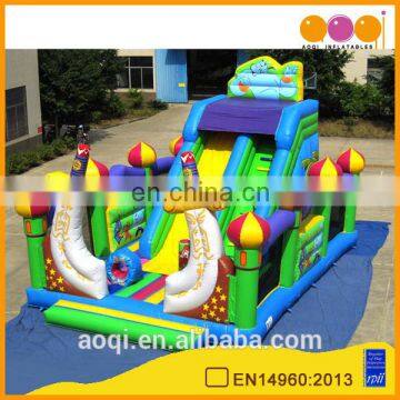 AOQI most popular Aladdin slide fun city/cheap inflatable fun city