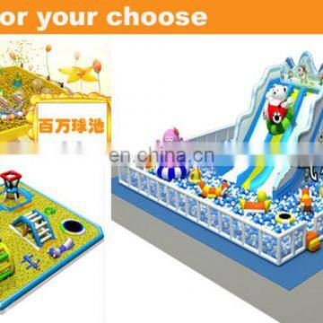 U-Rides White Snow Bear Giant Inflatable Ocean Ball Pool With Slides and Toys photo-4