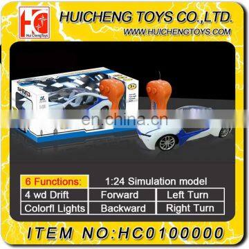 2 channel simulation-vehicle 1/24 rc car with high quality