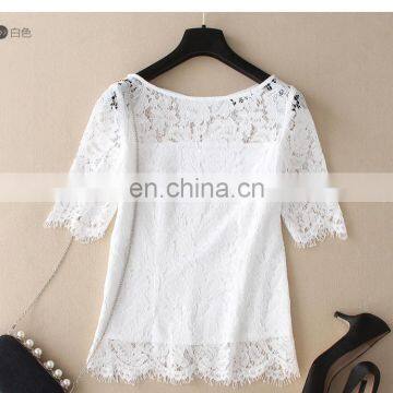 Elegant lady lace top