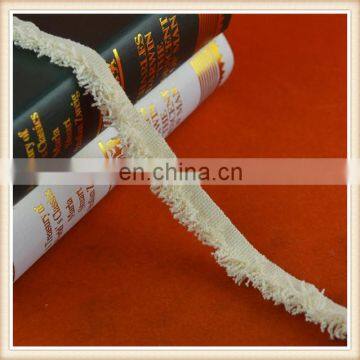 High quality white cotton fringe trim for dress T-shirt skirts decoration on sale