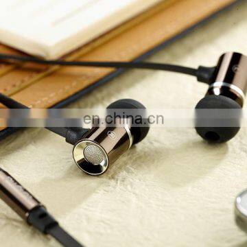 2017 Gray Flat Super Heavy Bass Cable Metal Earbuds With Mic for Iphone Samsung photo-4