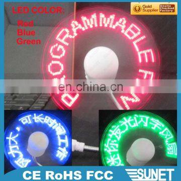 2017 Most Popular Products in Stock Programmable Led Message Fan Usb photo-4