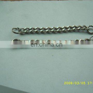 various shape metal link chain/custom Metal chain Charming Metal Chain Links For Bag / Shoes decoration