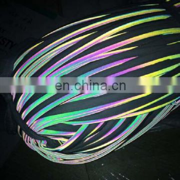 Rainbow Reflective piping with different colors