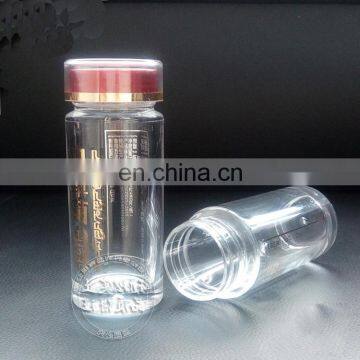 Custom design acrylic plastic high profile health care medicine bottle