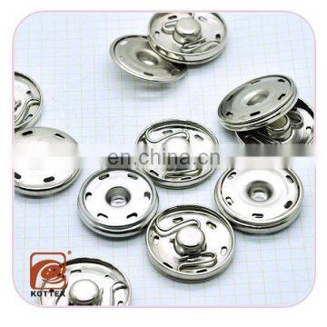Nickle press alloy snap button,metal hidden button for garment,bags