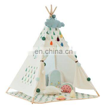 Tent Cot Indian Play Cotton Kids Teepee Tent