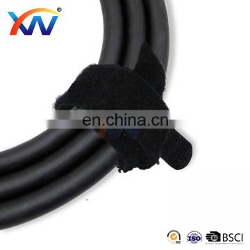 Factory Black Back to Back hook and loop cable tie with high quality low price logo color