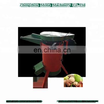 electric small size walnut green skin peeling machine