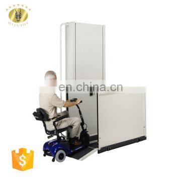 7LSJW Shandong SevenLift portable stairs wheelchair platform lift for outdoor