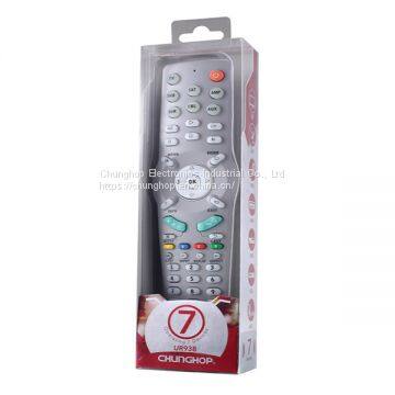 UR938 Universal Smart IR Remote Control With Learn Function 7 Devices Controller Copy for STB DVD SAT DVB HIFI TV BOX photo-5