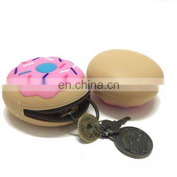 Korea Creative Cake Shape Coin Purse Key Holder Pouch Promotion Girls Silicone Wallets photo-2