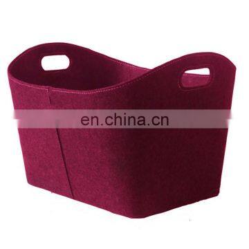 Felt Firewood Basket Leather Logo photo-5