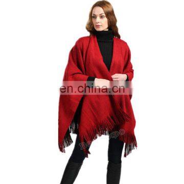 Unisex Split Shawl Six Color Optional Double Sided Function Scarf photo-3