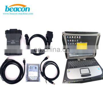 CF19 laptop+MB STAR C6 Multiplexer for Benz mb SD Connect xentry das wis epc VXDIAG C6 diagnostic tool scanner