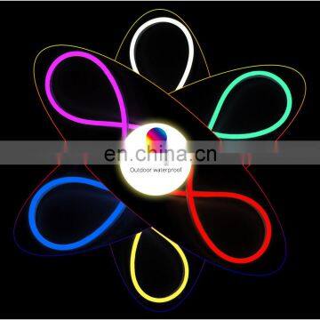 220V RGB Color Changing LED Flex Neon Strip Outside Building Decoration photo-6