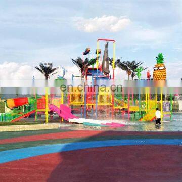 Hot Sell Water Park Middle-sized Fiberglass Water Playground With Kids Slide photo-3