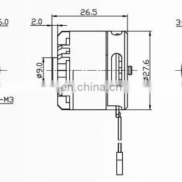 D2208 Brushless Motor for Cloud Platform Camera photo-2