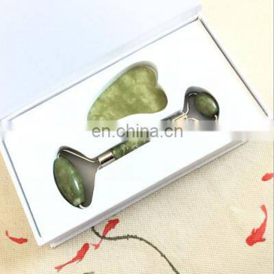 New Product Natural High Quality Black Jade Stone Roller for Facial Massage Tool