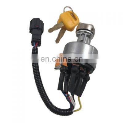 Excavator electric parts Starter Switch for SY255 SY195 SY215 SY135 SY115 SY245 SY235  ignition switch 6  lines