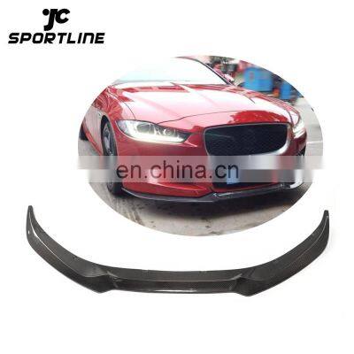 Carbon Fiber Front Bumper Chin Lip Spoiler for Jaguar XE 2015 2016