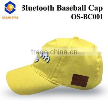 Bluetooth Baseball cap with micro phone