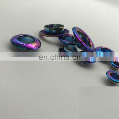 Fashion Hot Mushroom Garment Coloured Rainbow Metal Grommet Eyelet photo-2