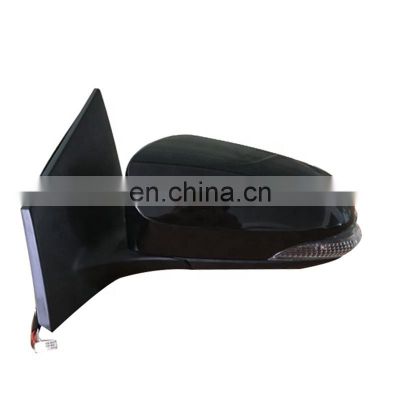 High quality car mirror with lamp spare parts car mirror for Toyota corolla 2014 USA LE