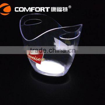 Factory Custom Large Illuminated Acrylic Plastic Led Ice Bucket photo-2
