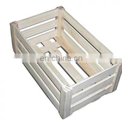 Plain Unpainted Wooden Set Crate Storage Box Small Craft Box