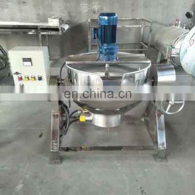 Factory Price Stainless Steel Industrial Tilting Type Electric/steam/gas Heating Double Jacket Sandwich Pot for Food Industry photo-2