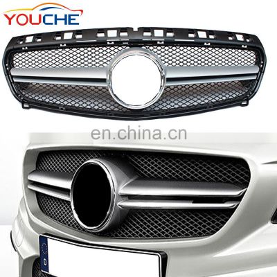 AMG style front bumoer grille hood for Mercedes A class W176  A45 2013-2015