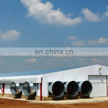 Prefabricated Construction Galvanized Steel Structure Poultry Farm Plan photo-5