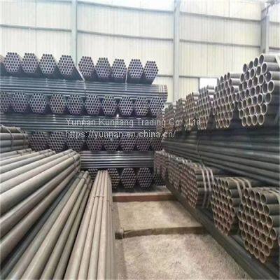 Yunnan galvanized steel pipe wholesale q235 hot dip galvanized steel pipe greenhouse vegetable steel pipe specifications are complete