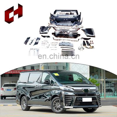 CH Hot Selling Auto Tuning Parts Front Rear Bumper Side Skirt Conversion Bodykit For Toyota Vellfire 2015-2018 to 2019-2020