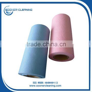 High quality CE certificated spunlace nonwoven wipe roll for industrial use