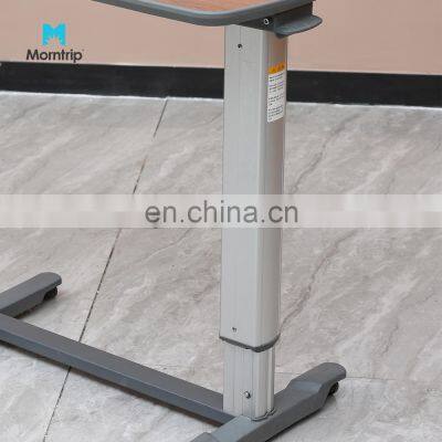 In Stock China Wholesale Hospital Furniture Equipment Bedside Movable Table Meidcal Dinning Over Bed Table For Patient photo-4