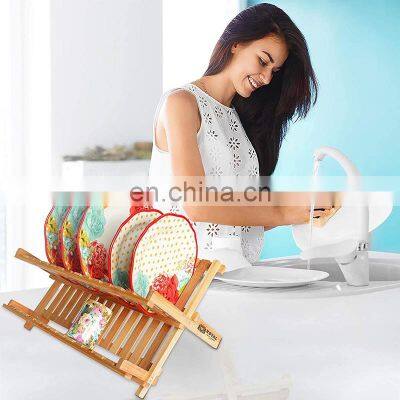 Homeware Collapsible Sink Dish Storage Rack Kitchen Utensil Holder Folding  Plate Rack Compact & Foldable Dish Drainer