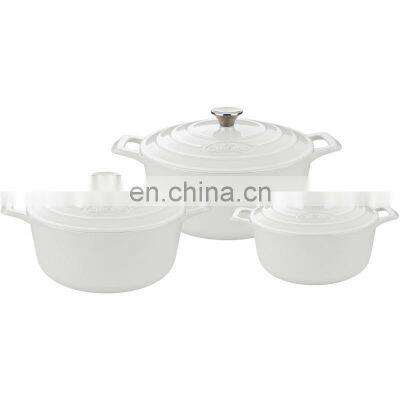 White insulated Food Warmer Hot Pot Casserole Set